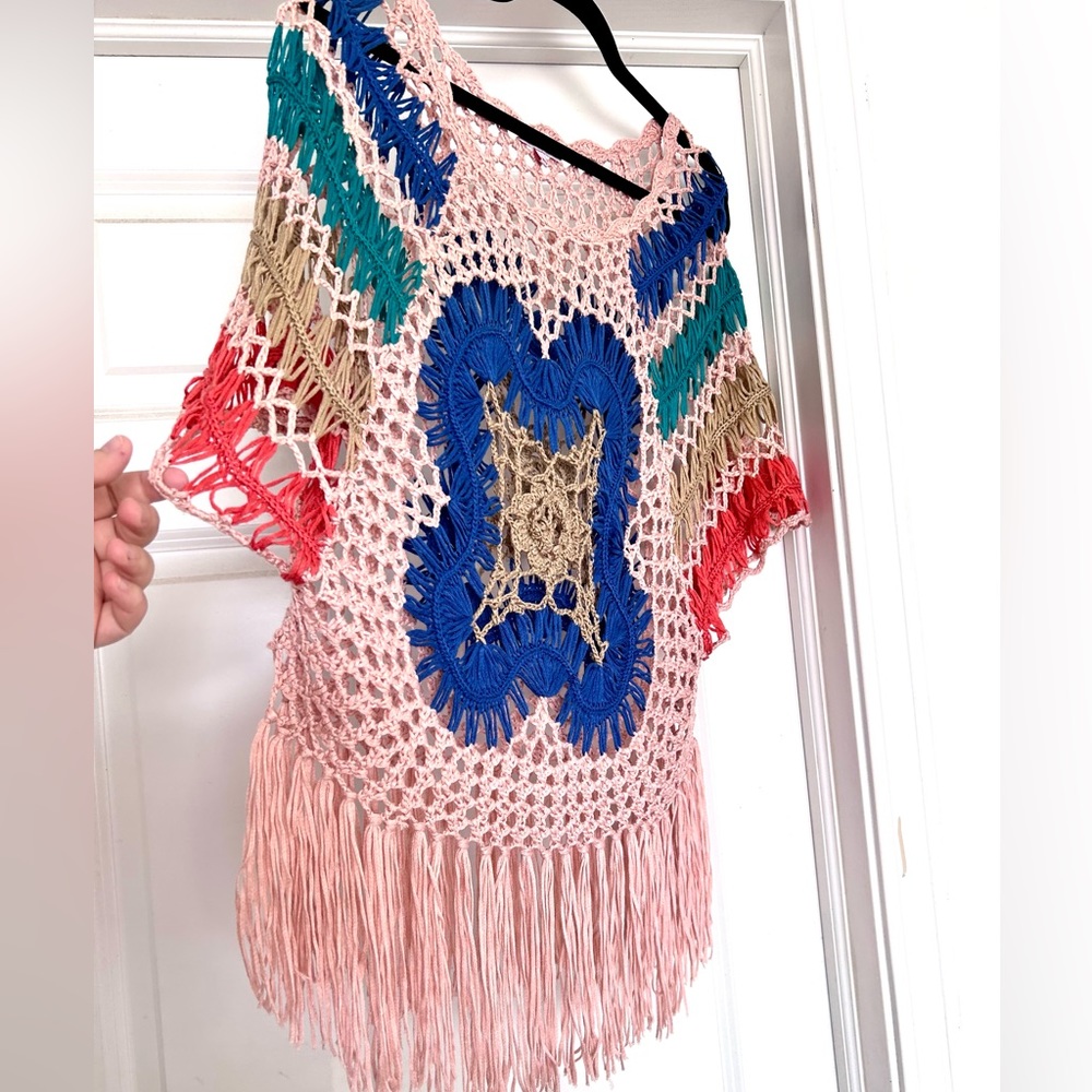 Crochet Multi-Color Top - image 1
